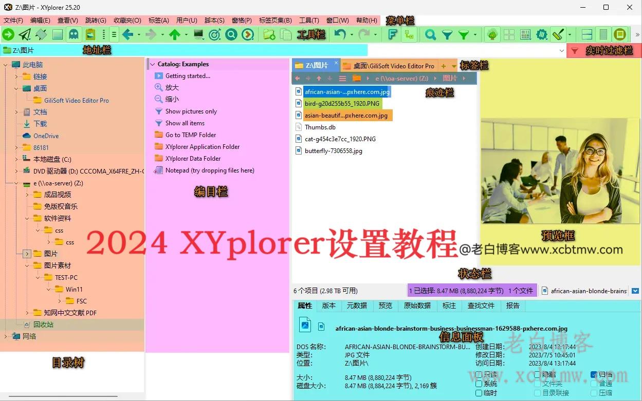 2024年文件管理软件xyplorer设置基础入门篇教程