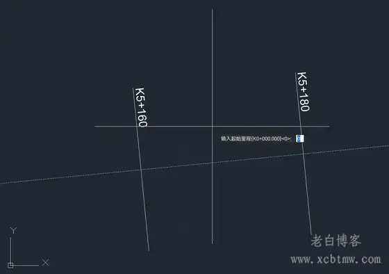 浩辰/AutoCAD桩号线路距离标注插件-BZLC